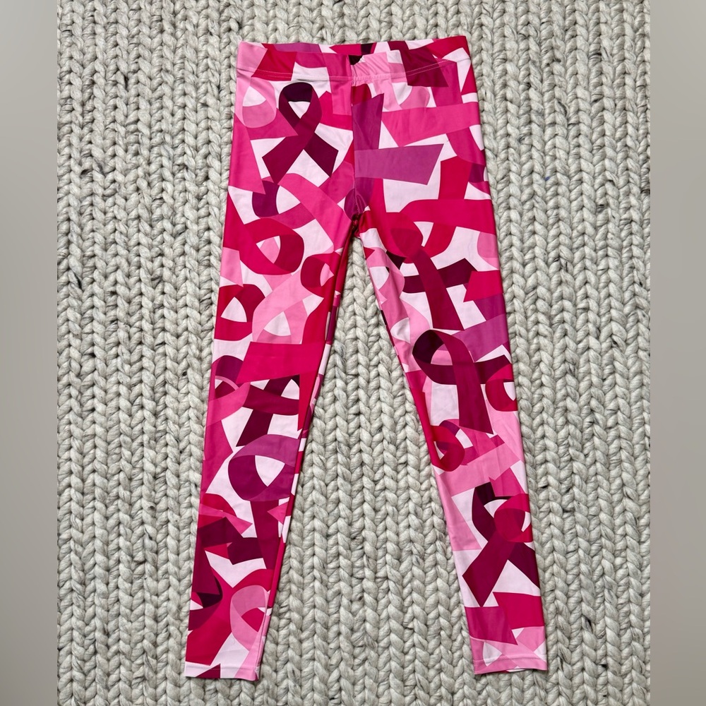 BREAST CANCER LEGGINGS (SZ M)